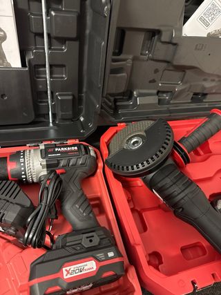 Parkside Radial y Taladro Percutor 20V