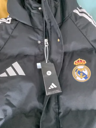 Chaqueta Real Madrid Adidas Negra Talla XL