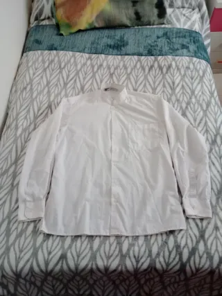 Camisa blanca manga larga
