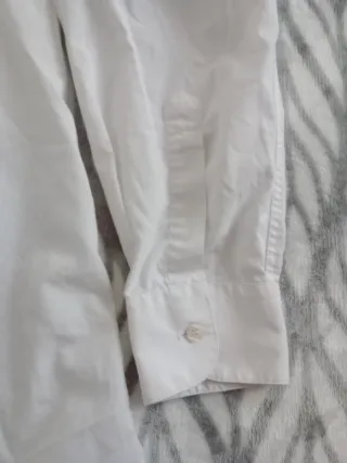 Camisa blanca manga larga