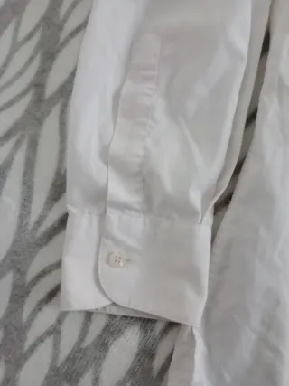 Camisa blanca manga larga