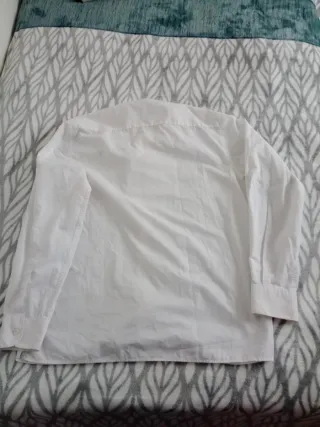 Camisa blanca manga larga