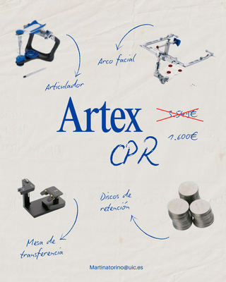 “Articulador Artex CPR + Facebow + Splitex"