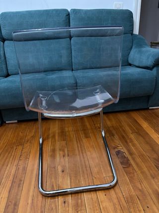 4 Sillas Transparentes Ikea