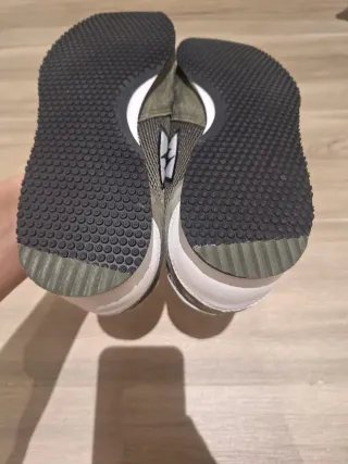 Zapatillas Le Coq Sportif grises y verdes