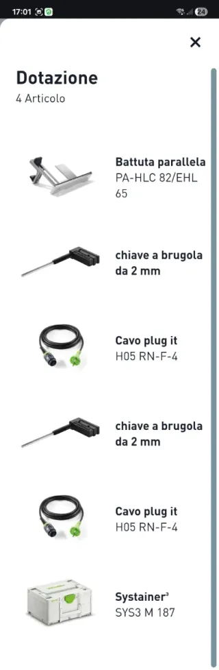 Festool Pialla EHL 65 EQ Systainer