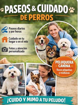 Peluquería Canina + Paseos y Guardería