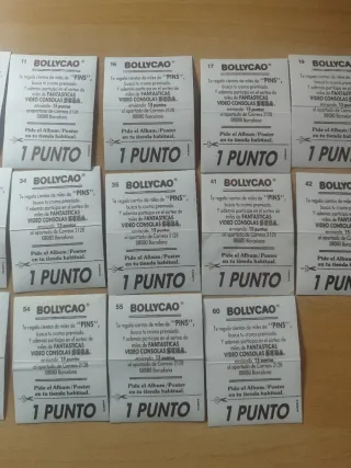 Cromos Sega de Bollycao