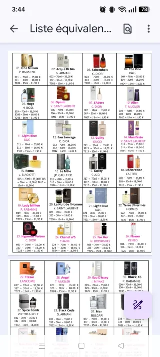 Perfume Mujer Chogan Aftertouch cod 067