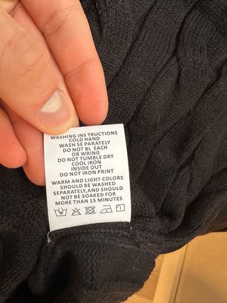 Polo Ralph Lauren Black Cable Knit Half-Zip Sweate