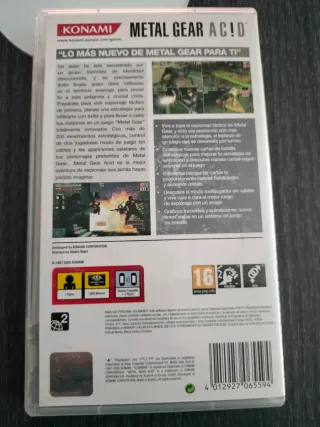 Metal Gear Acid PSP Konami