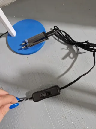 Flexo LED azul y blanco