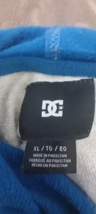 Sudadera DC XL Azul/Gris