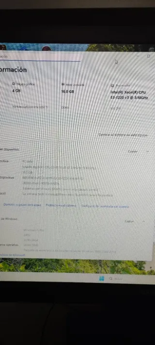 HP ProDesk Xeon E3 16GB GTX1050Ti SSD 250GB