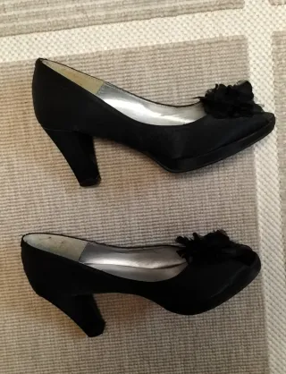 Zapatos de fiesta negros Issei