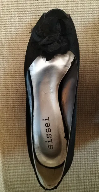 Zapatos de fiesta negros Issei