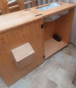 Máquina de coser Singer 801 Z2 con mueble de mader