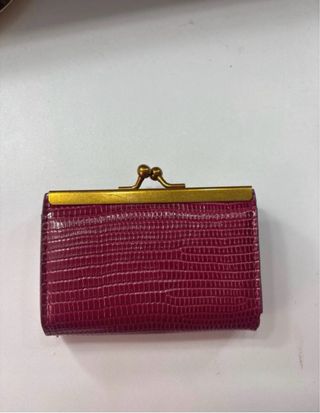 Cartera Parfois burdeos con tarjetero y monedero