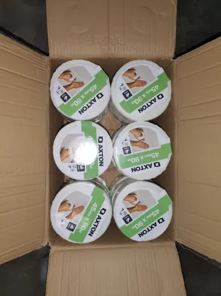 Cinta Fibra Vidrio adhesiva Axton 45mm x 90m