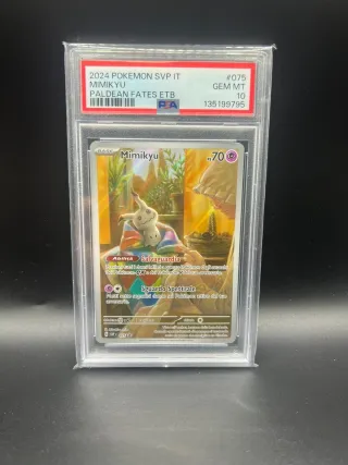 Mimikyu 075 PSA 10 Destino Paldea Italiano