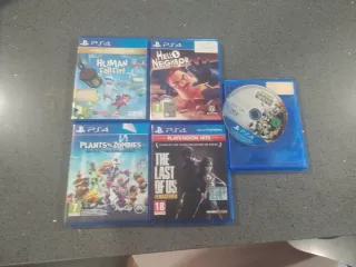 Juegos PS4: Human Fall Flat, Hello Neighbor, PvZ,