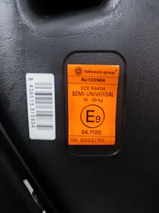 Silla coche Babyauto 15-36kg Isofix