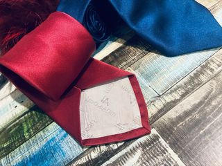 Pack 3 Corbatas Hombre LedoAlberti Azul y Burdeos