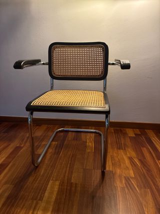 Silla vintage tipo Cesca