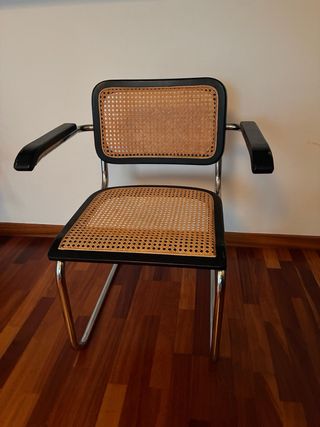 Silla vintage tipo Cesca