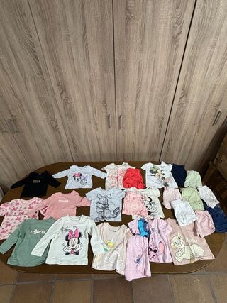 Lote Ropa Primavera Verano Bebé Niña 1 a 9 Meses