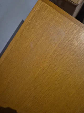 Escritorio Roble Chapado Blanco