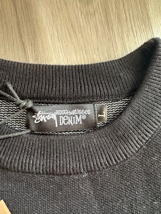 Jersey Stussy Negro y Blanco