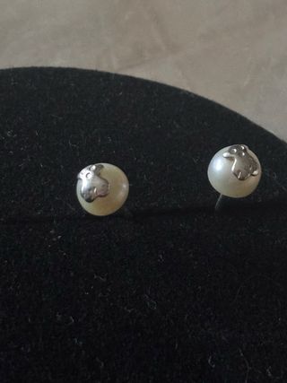 Pendientes Tous Perla y Plata
