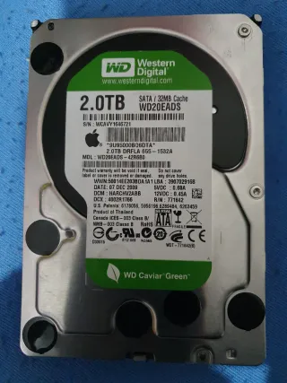 Disco Duro Western Digital 2TB WD20EADS