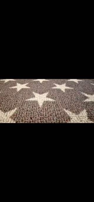 Alfombra estrellitas cocina 110x40 nueva estrenar