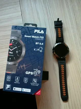 Reloj Deportivo Fila Negro y Naranja