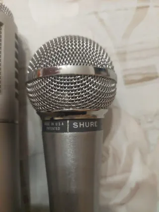 Microfoni Vintage Pearl CR-57 Shure 588SB pasoM4
