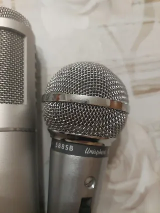 Microfoni Vintage Pearl CR-57 Shure 588SB pasoM4