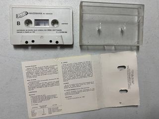 Maze Mania Amstrad CPC Videojuego Erbe LOMO AZUL