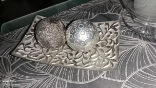 Decoración Mesa   Plateado