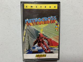 Metrocross Amstrad Videojuego Erbe LOMO AZUL