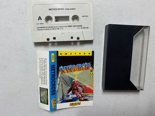Metrocross Amstrad Videojuego Erbe LOMO AZUL