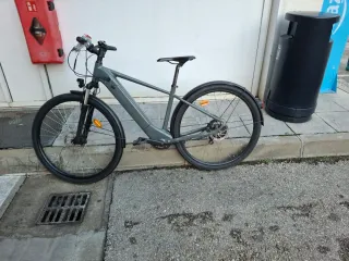 Bici Elettrica Rockrider Grigia