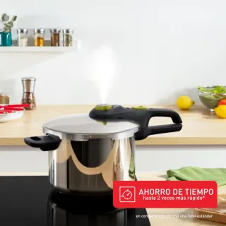 Olla presión / express Tefal 6 litros + cestillo