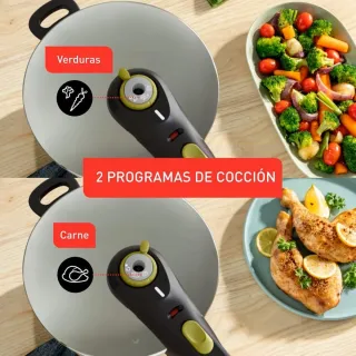 Olla presión / express Tefal 6 litros + cestillo