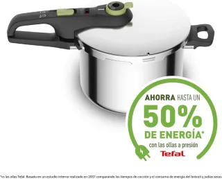 Olla presión / express Tefal 6 litros + cestillo