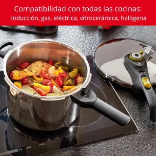 Olla presión / express Tefal 6 litros + cestillo