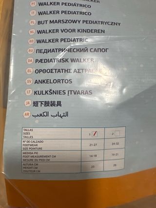 Bota Ortopédica Infantil