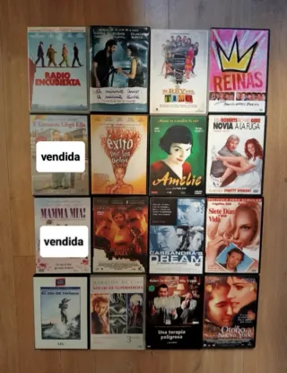Películas DVD a 1€ cada una