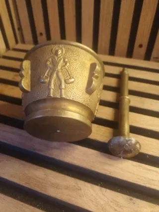 Mortero Bronce Egipcio Antiguo